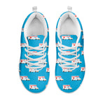 Ambulance Paramedic Car Pattern Print White Sneakers