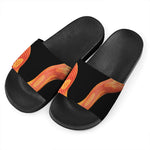 Amel Motley Corn Snake Print Black Slide Sandals