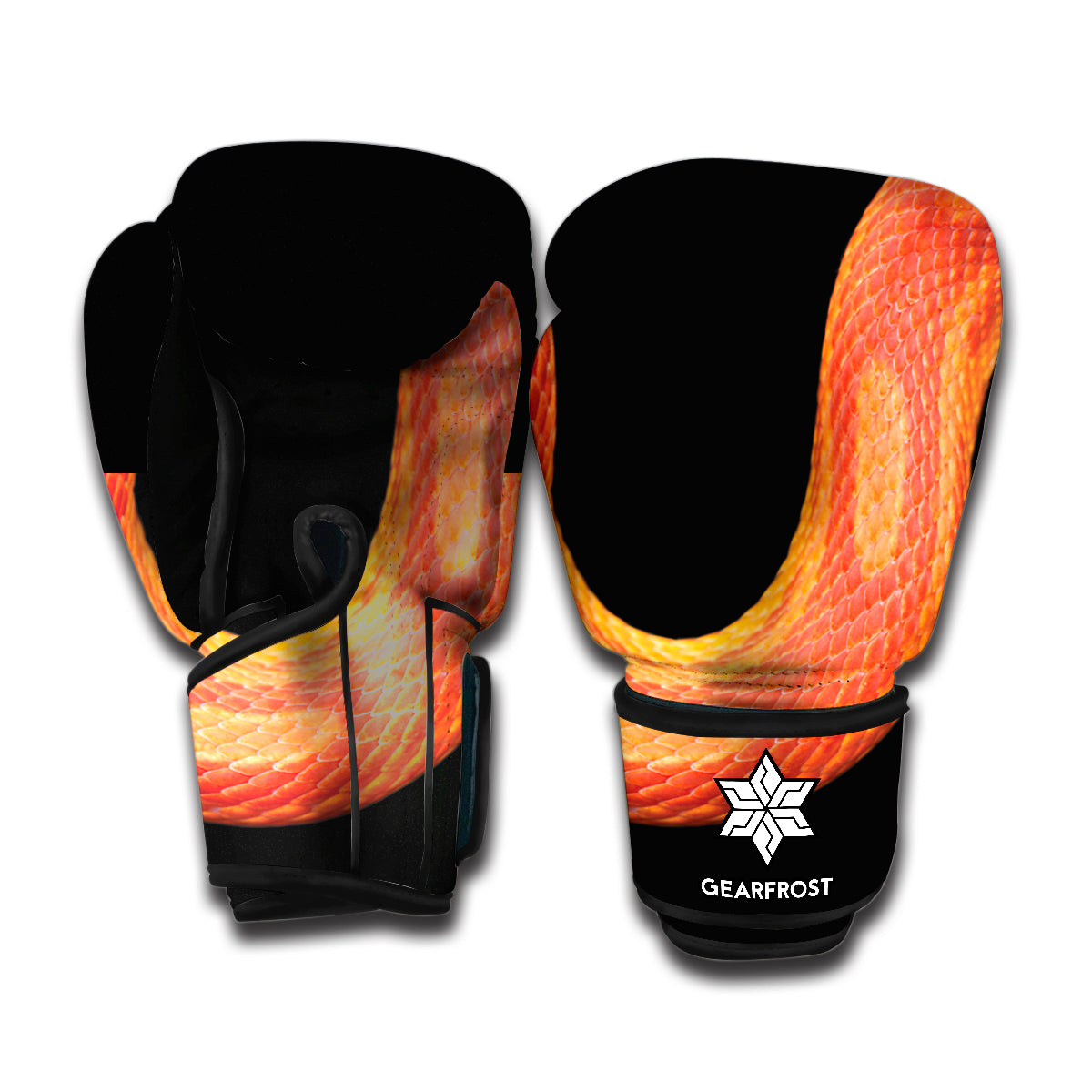 Amel Motley Corn Snake Print Boxing Gloves
