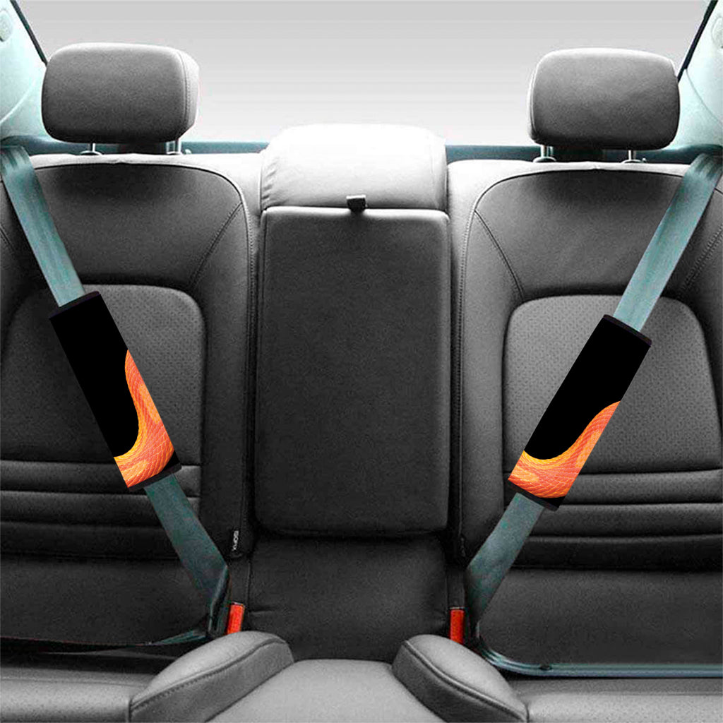 Amel Motley Corn Snake Print Car Seat Belt Covers