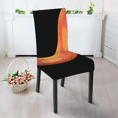 Amel Motley Corn Snake Print Dining Chair Slipcover