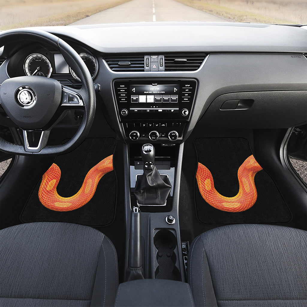 Amel Motley Corn Snake Print Front Car Floor Mats