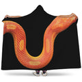 Amel Motley Corn Snake Print Hooded Blanket