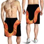 Amel Motley Corn Snake Print Men's Shorts