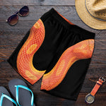 Amel Motley Corn Snake Print Men's Shorts