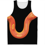 Amel Motley Corn Snake Print Men's Tank Top