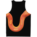 Amel Motley Corn Snake Print Men's Tank Top