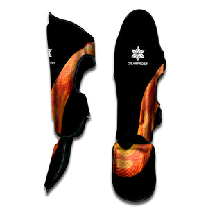 Amel Motley Corn Snake Print Muay Thai Shin Guard