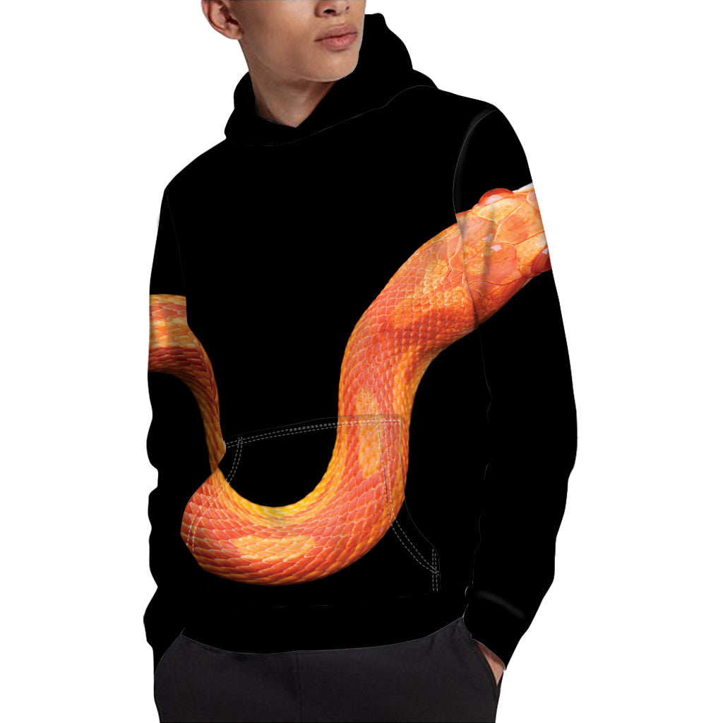 Amel Motley Corn Snake Print Pullover Hoodie