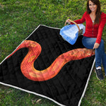 Amel Motley Corn Snake Print Quilt