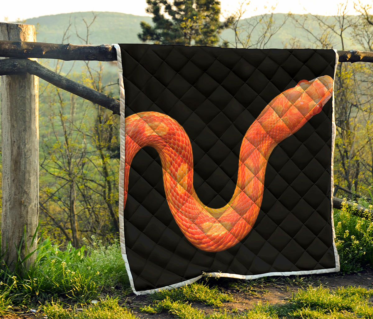 Amel Motley Corn Snake Print Quilt