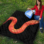 Amel Motley Corn Snake Print Quilt