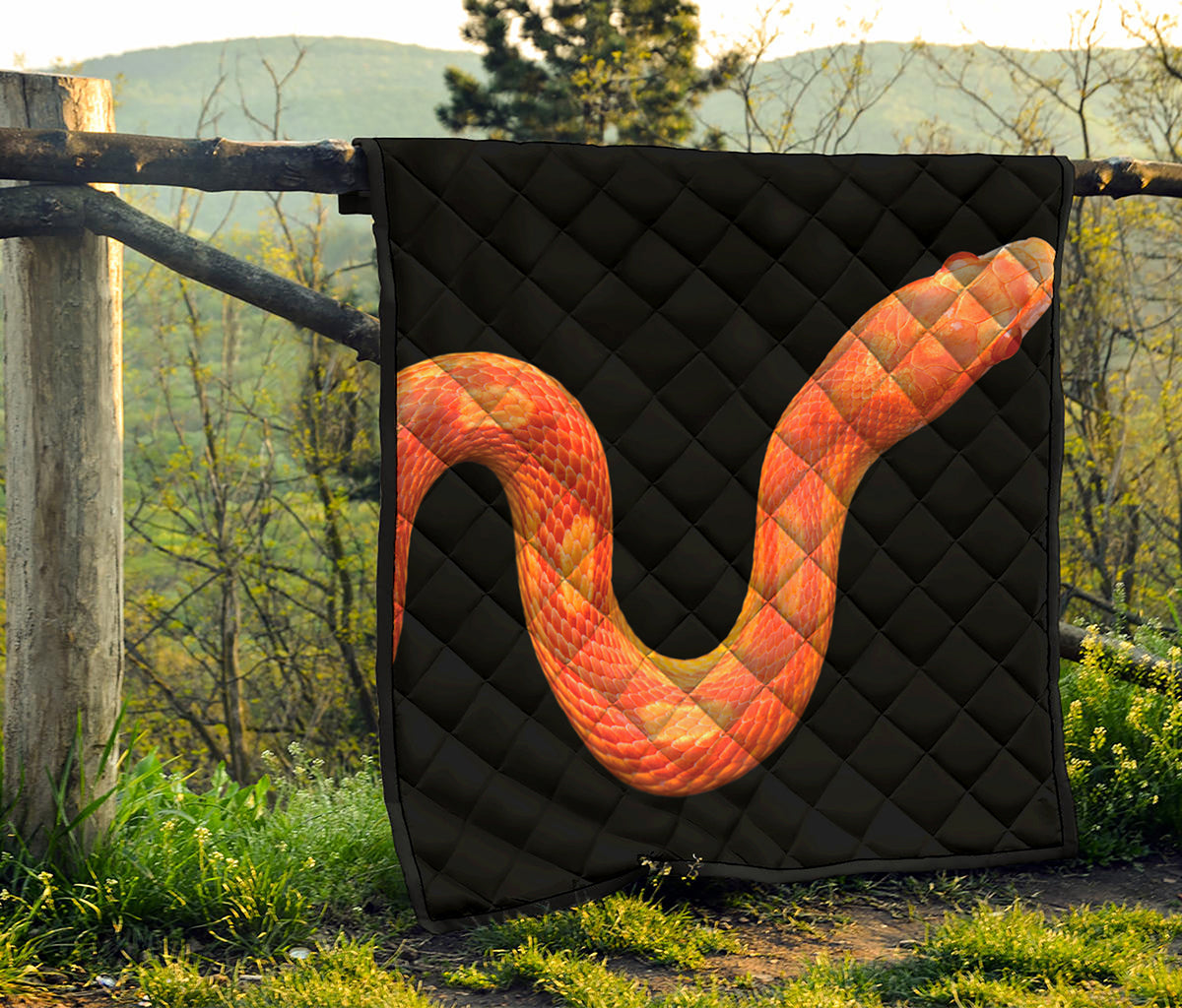 Amel Motley Corn Snake Print Quilt