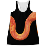 Amel Motley Corn Snake Print Women's Racerback Tank Top