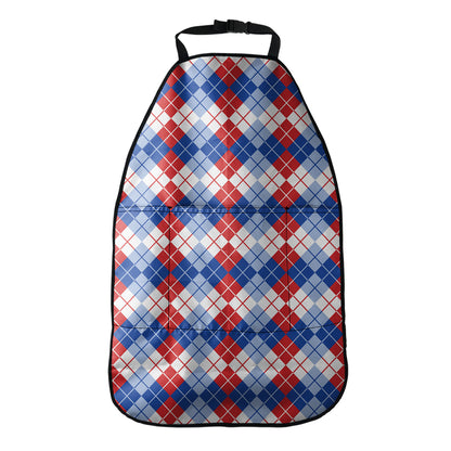 American Argyle Pattern Print Car Seat Organizers