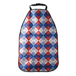 American Argyle Pattern Print Car Seat Organizers