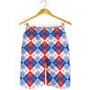 American Argyle Pattern Print Men's Shorts