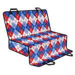 American Argyle Pattern Print Pet Car Back Seat Cover