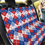 American Argyle Pattern Print Pet Car Back Seat Cover