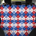 American Argyle Pattern Print Pet Car Back Seat Cover