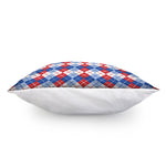 American Argyle Pattern Print Pillow Cover