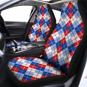 American Argyle Pattern Print Universal Fit Car Seat Covers