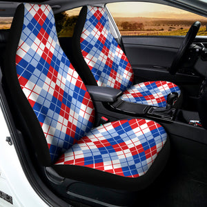 American Argyle Pattern Print Universal Fit Car Seat Covers