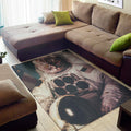 American Astronaut Cat Print Floor Mat