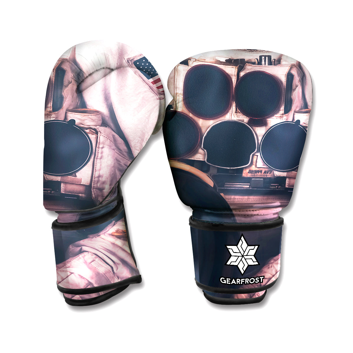 American Astronaut Cat Print Boxing Gloves