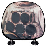 American Astronaut Cat Print Car Headrest Covers