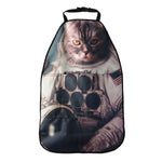 American Astronaut Cat Print Car Seat Organizers