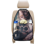 American Astronaut Cat Print Car Seat Organizers