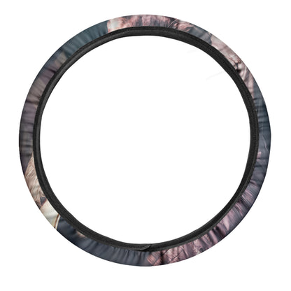 American Astronaut Cat Print Car Steering Wheel Cover