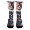 American Astronaut Cat Print Crew Socks