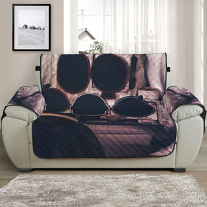 American Astronaut Cat Print Half Sofa Protector