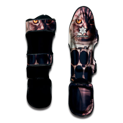 American Astronaut Cat Print Muay Thai Shin Guard