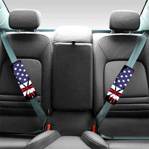 American Cannabis Leaf Flag Print Car Seat Belt Covers