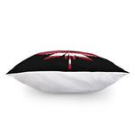 American Cannabis Leaf Flag Print Pillow Cover