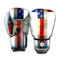 American Christian Cross Flag Print Boxing Gloves