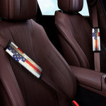 American Christian Cross Flag Print Car Seat Belt Covers