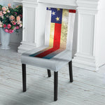 American Christian Cross Flag Print Dining Chair Slipcover