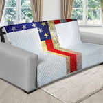 American Christian Cross Flag Print Futon Protector