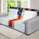 American Christian Cross Flag Print Futon Protector