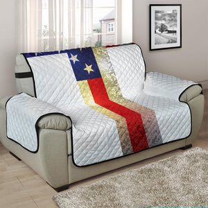 American Christian Cross Flag Print Half Sofa Protector