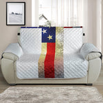 American Christian Cross Flag Print Half Sofa Protector