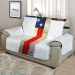 American Christian Cross Flag Print Half Sofa Protector