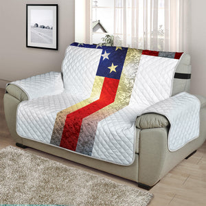 American Christian Cross Flag Print Half Sofa Protector