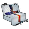 American Christian Cross Flag Print Pet Car Back Seat Cover