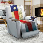 American Christian Cross Flag Print Recliner Slipcover