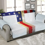 American Christian Cross Flag Print Sofa Protector